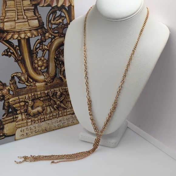 Jessica Simpson Gold Layered Necklace - Picture 1 of 5